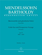 Calm Sea and Properous Voyae, Op. 27 Orchestra Scores/Parts sheet music cover